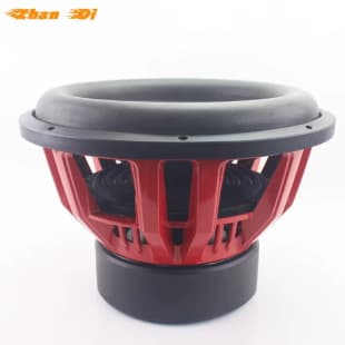 15 Inch Max 6000W Dual Coil Car Subwoofer Powerful Bass Woofer