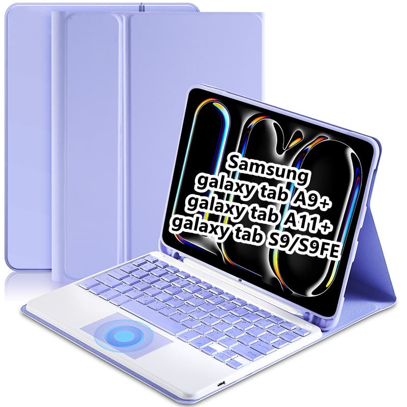 Compatible with Samsung Galaxy Tab A9+ Protective Case, Samsung S6 Lite Bluetooth Keyboard, Tab S1 10.5 Inch Cover