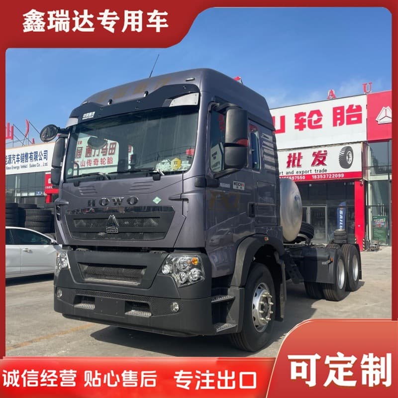 Cross-border Haowo TX Tractor Truck 371 HP HOWO 6*4 Semi-Trailer Tractor Head