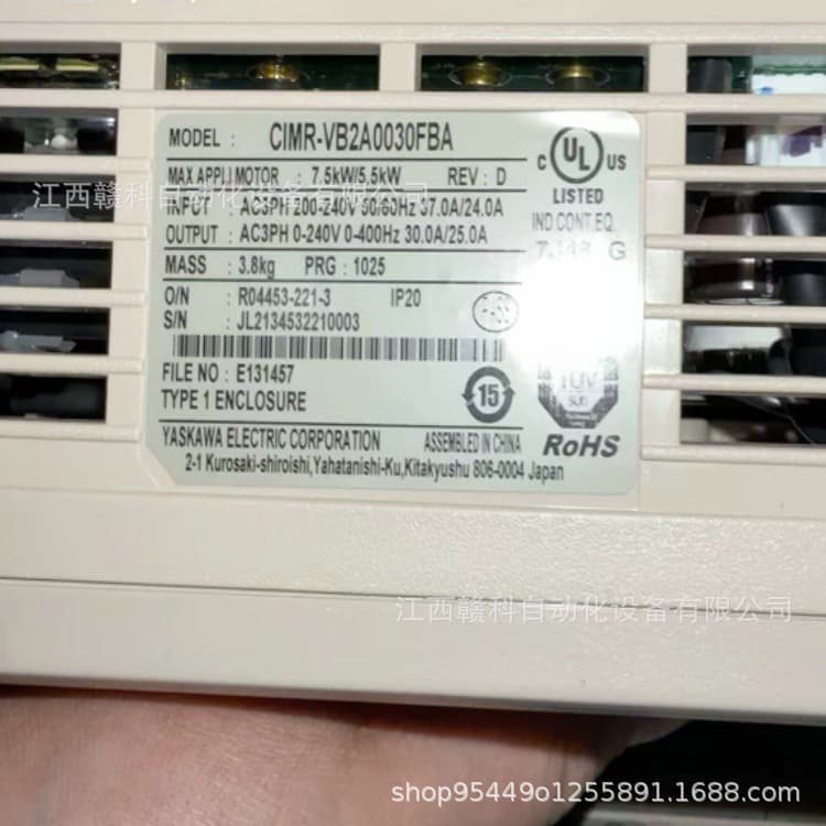 Yaskawa Inverter CIMR-VB2A0030FBA In Stock Real Photo Negotiable