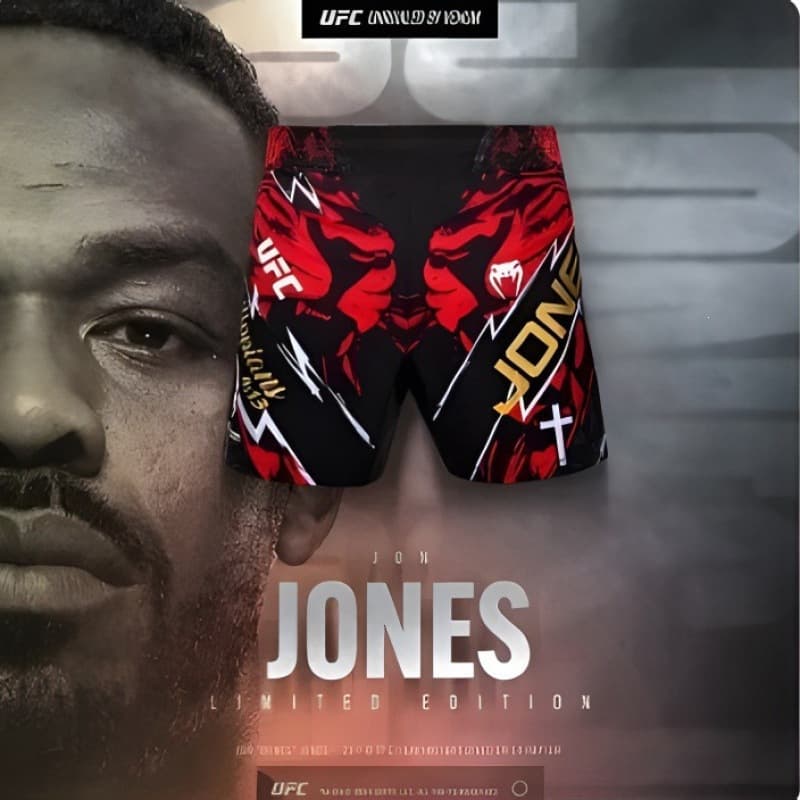 UFC Quick-Dry Fitness Sports Breathable Loose Comfortable Moisture-Wicking 3D Printed Men's Shorts Wrestling Boxing Pants