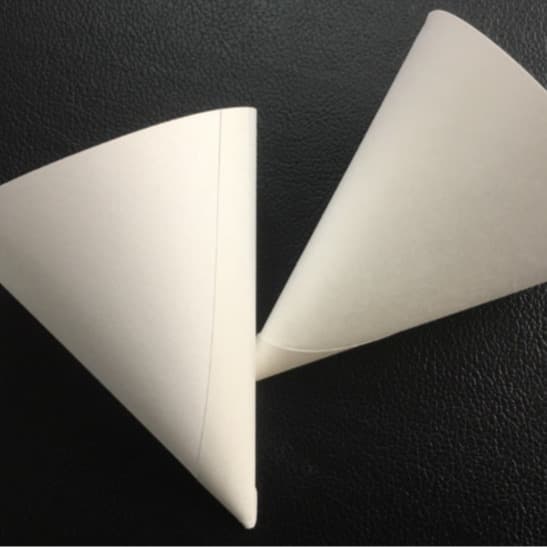 4oz Non-Curling Disposable Cone Paper Cups / Pointed Cups, Office Cups, Airport Public Place Paper Cups 5000 Pcs