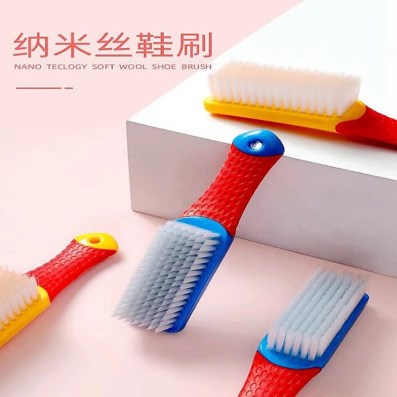 Multi-functional nano shoe brush, non-damaging to shoes, for home use on shoes, collectibles brush, laundry and shoe cleaning board with soft bristles