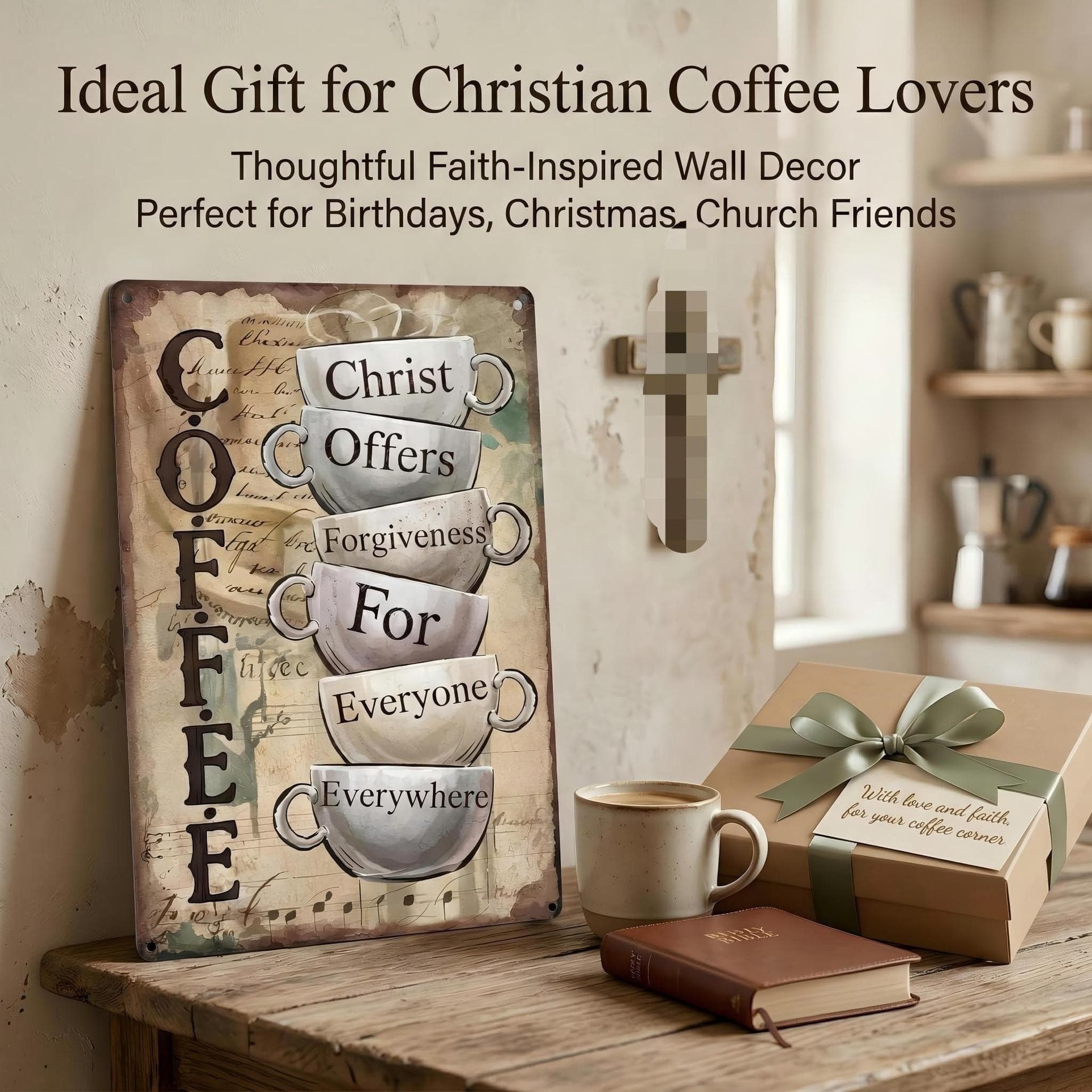 Amazon New Christ Offers Forgiveness Metal Sign for Everyone