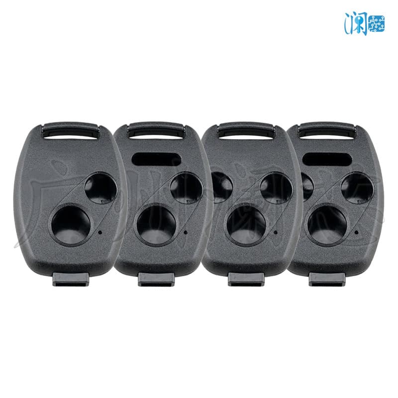 Compatible with Honda Accord Fit Odyssey Civic CRV 2/3/4 Button Uncut Remote Replacement Shell Car Key Case