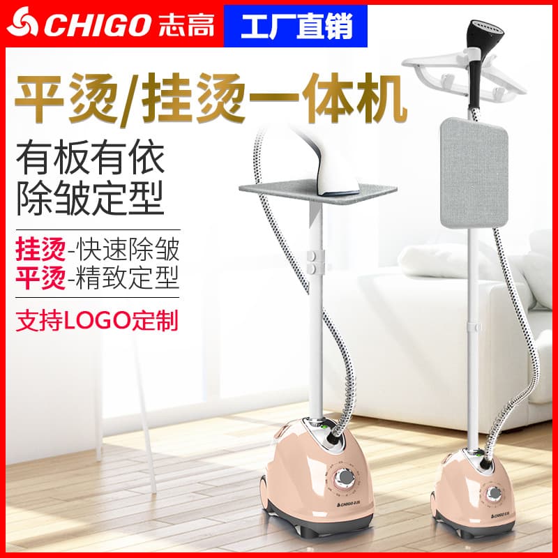 Chigo Garment Steamer for Home Use, Small Mini Handheld Ironing Machine, Stand-Up Electric Iron with Powerful Steam