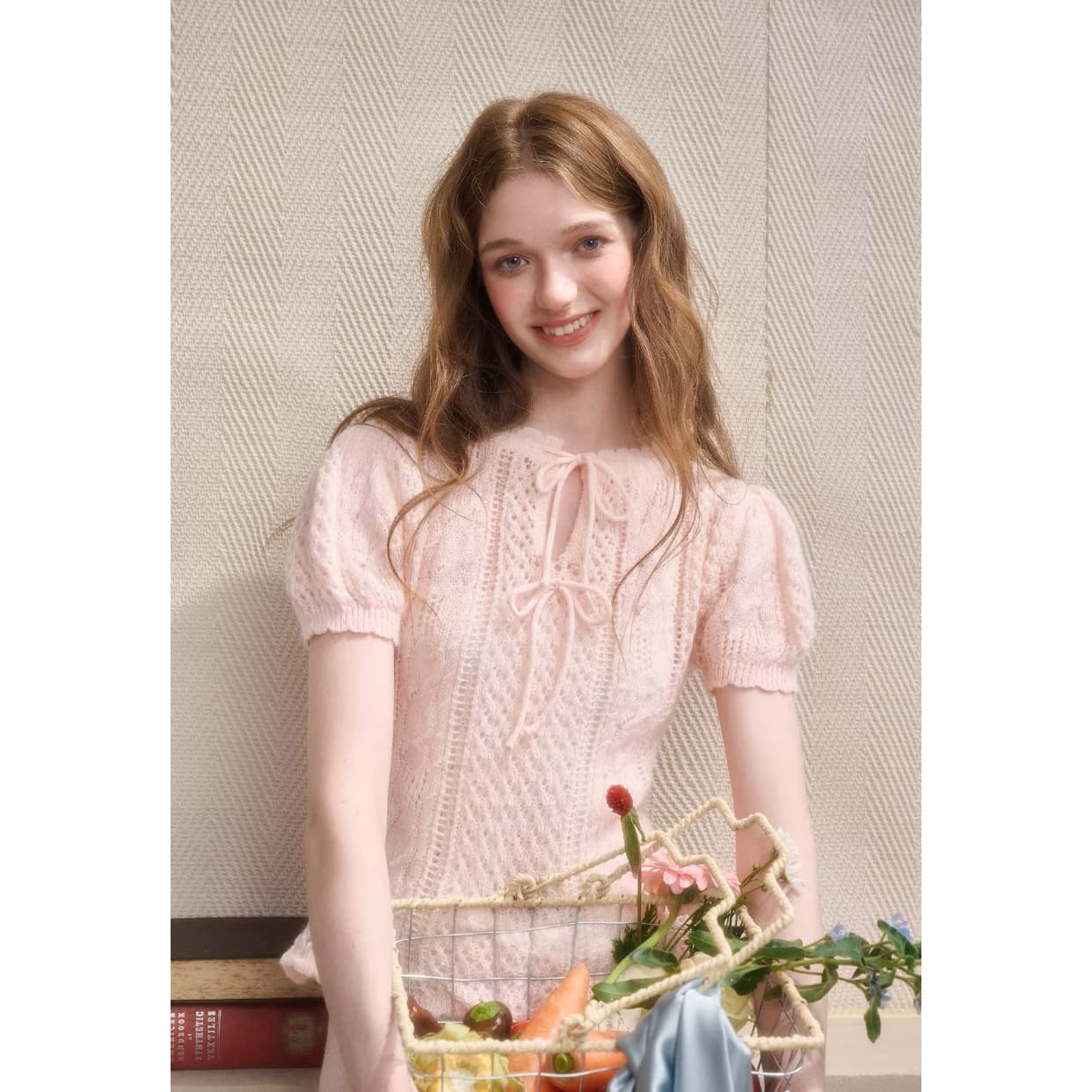 IN JOMI "Soft Kitten" Mohair Wool Sweater "Lightweight Fabric" Vintage Versatile Knitwear