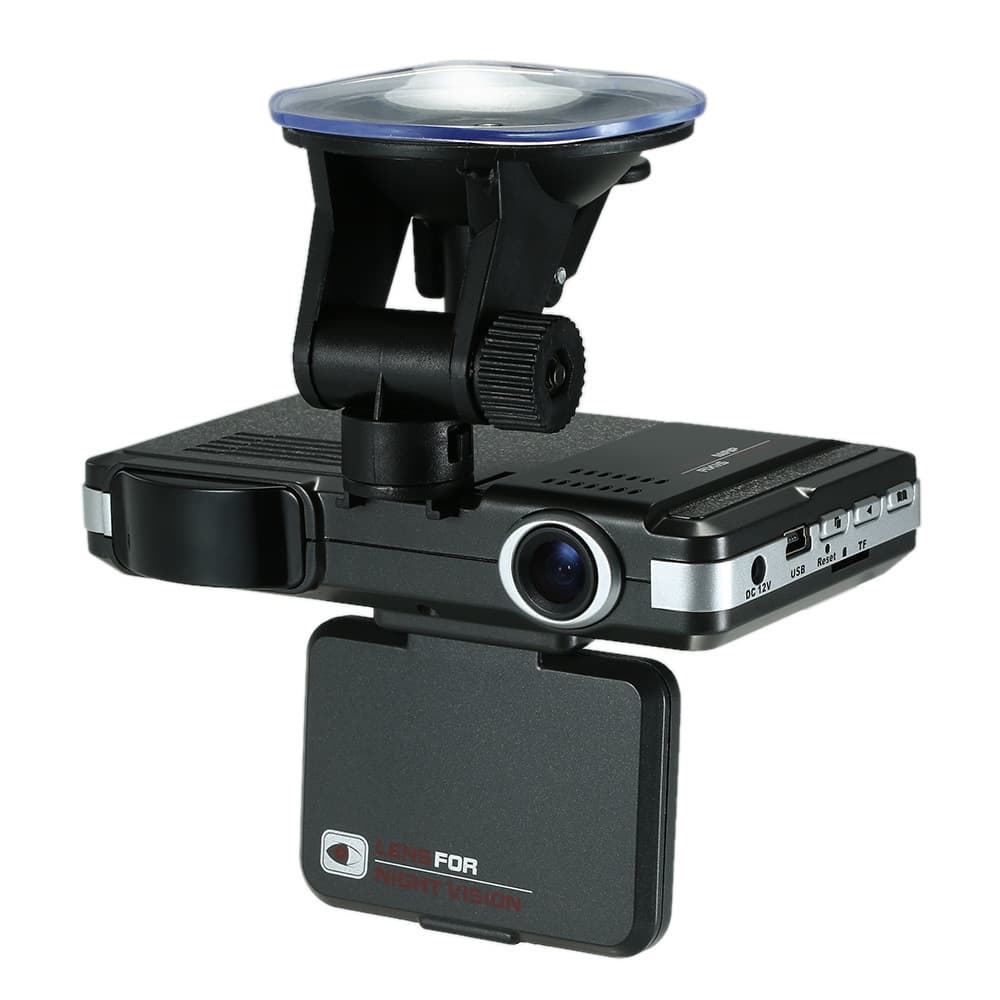 Direct Factory V10 Portable Radar DVR 2-in-1 Vehicle Speedometer HD 1080P with English and Russian Languages