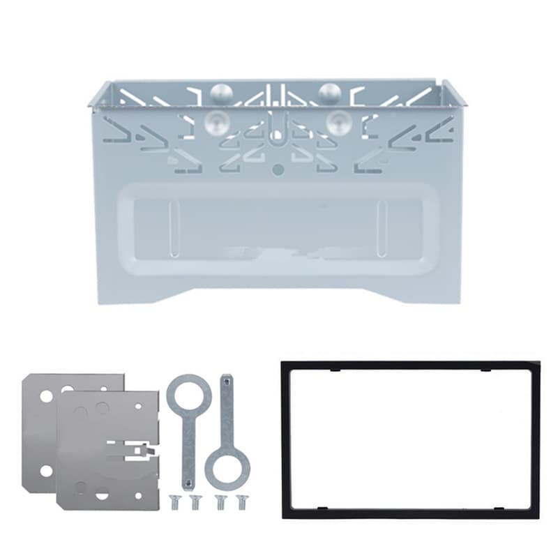Universal Car Iso Dvd Navigation Mount Fixed Iron Rack 2din Double Disc Cd Sound Positioning Iron Frame Bracket
