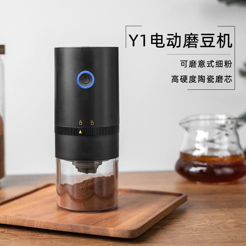Coffee Machine Coffee Grinder Electric Coffee Grinder Hand Crank Coffee Machine Outdoor Pour Over Coffee Grinder Cross-border Stock Coffee Grinder