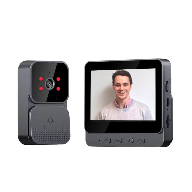 Wireless Smart Video Doorbell, Tuya Smart Home, WiFi Remote Monitoring, Video Intercom, Night Vision, Cross-Border
