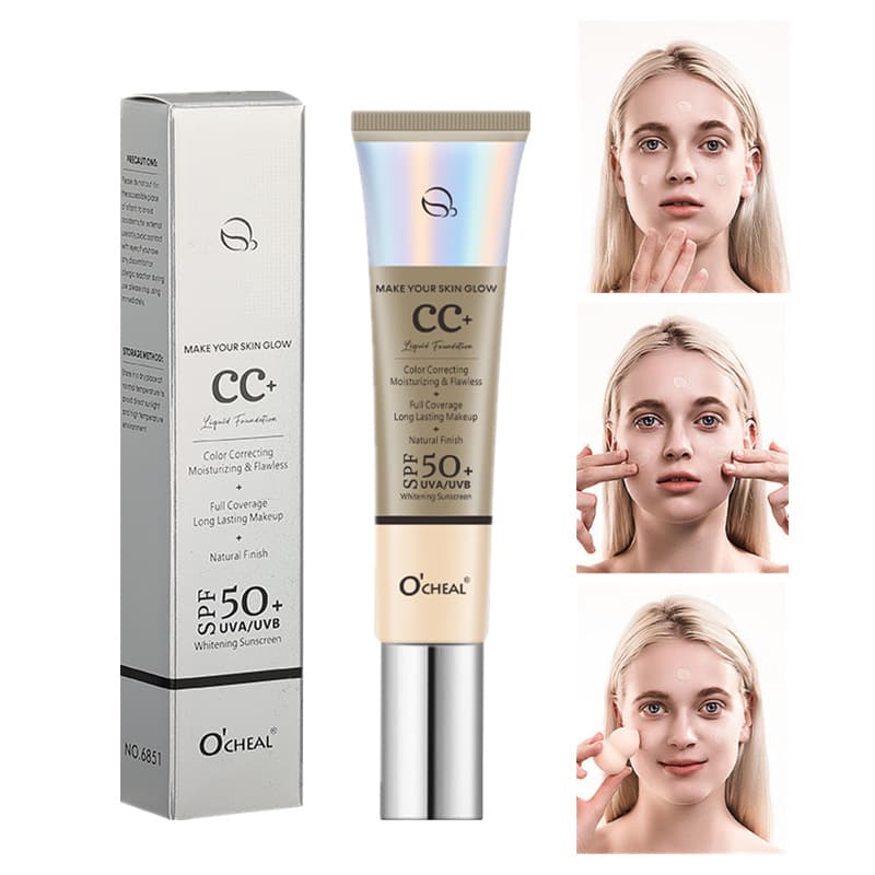 OCHEAL Cross-border Concealer Primer Moisturizing Nourishing Contouring Foundation Non-transfer Makeup Base Hydrating Isolation CC Cream