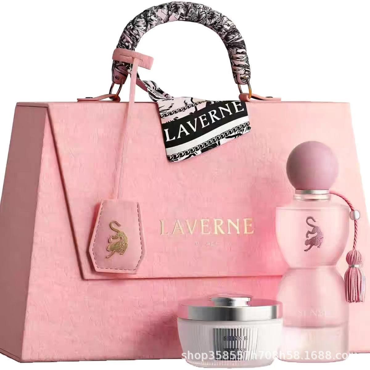 Cross-Border Hot Seller Laverne Sense Pink Women's Set Saudi Dubai Middle East Arabian Perfume