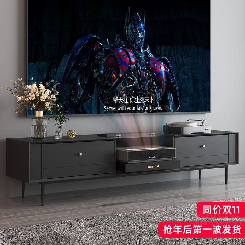 Laser TV Cabinet Electric Retractable Table Laser Technology Sense Hotel Automatic Retractable Cabinet Projector Fengmi Others