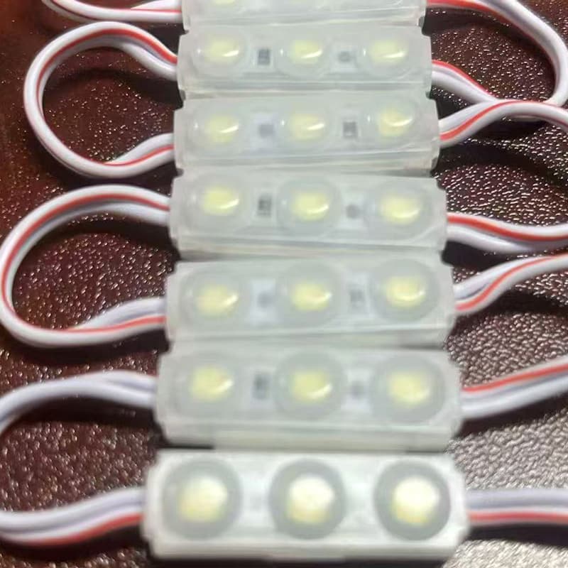 3-LED Small Module DC12V Advertising Light Fixture LED Illumination Module Light Source Billboard Light Box Injection Molded Module