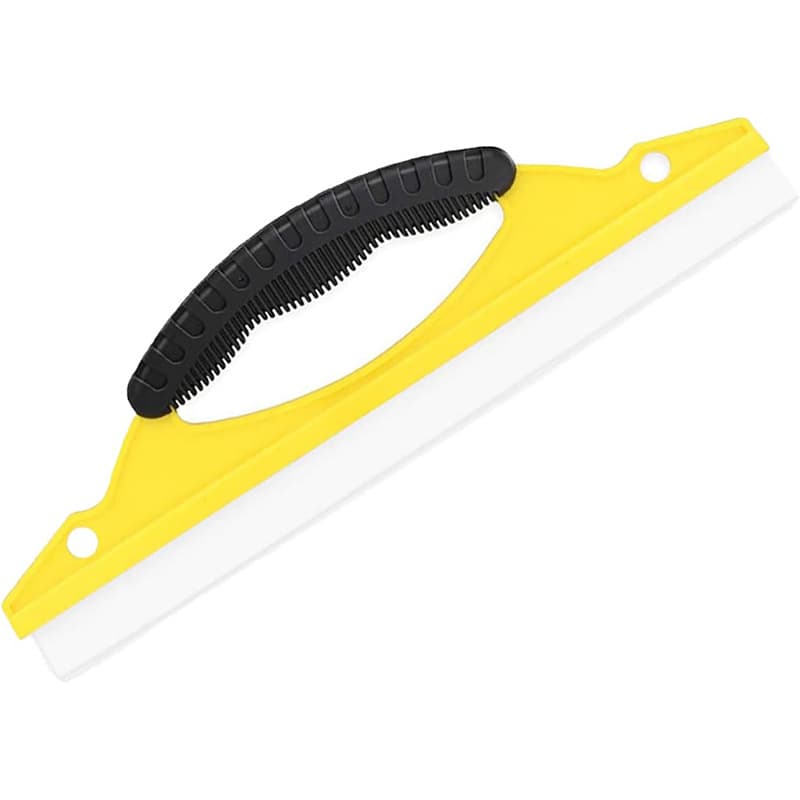 Cross-border Hot-selling Car Window Glass Scraper Mirror Surface Water Removal Tool Straight Scraper TPR Soft Scraper for Bathroom and Kitchen Use
