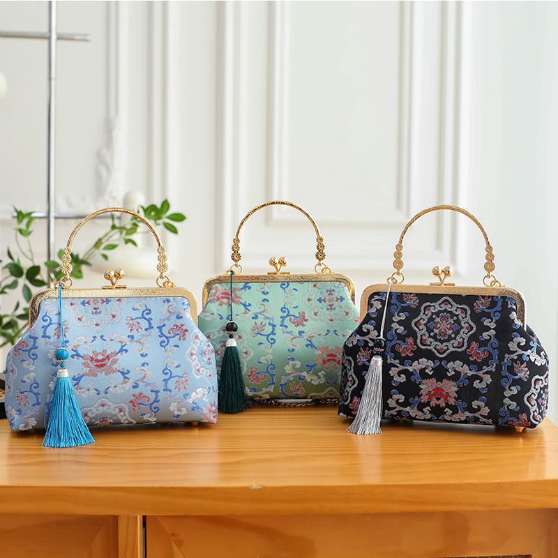 Evening Bag Handbag Shoulder Bag Crossbody Bag Cheongsam Bag Gift Bag Runway Bag Live Streaming Women's Bag