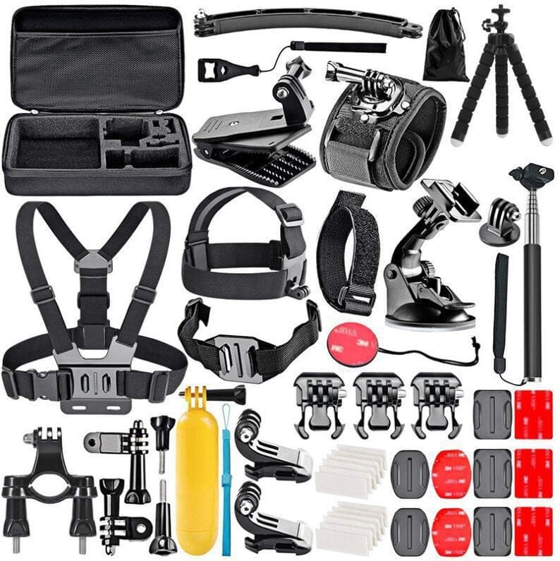 Gopro Extreme Sports Camera Accessories Set 50-in-1 Xiaoyishan Dog DJI Osmo 50-piece Combination Set