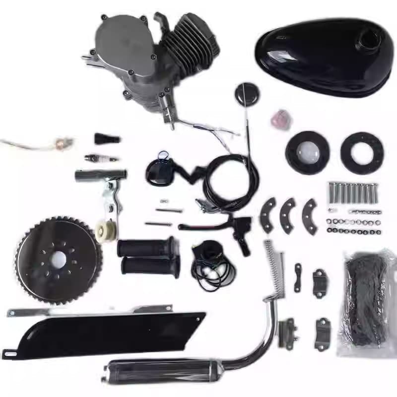 Bicycle Conversion Gas Engine 80CC 100CC 2-Stroke Engine Mini Motorcycle Small Go Kart Kit