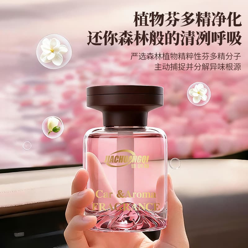 Car Aromatherapy Car Perfume Interior Decoration Air Freshener Long-Lasting Scent Upgraded Wooden Tea Fragrance