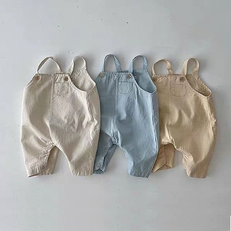 Korean version of summer ins new baby overalls infant overalls for men and women cute casual overalls