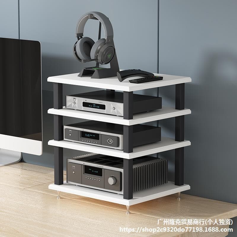 Desktop rack-mount speaker rack amplifier cabinet headphone amplifier printer stand sound barrier Dezhu