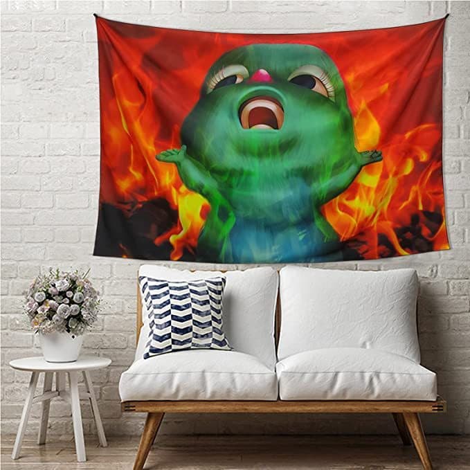 Cartoon Meme Tapestry Funny Cute Tapestry Living Room Wall Decoration Background Tapestry Bedroom Room Tapestry
