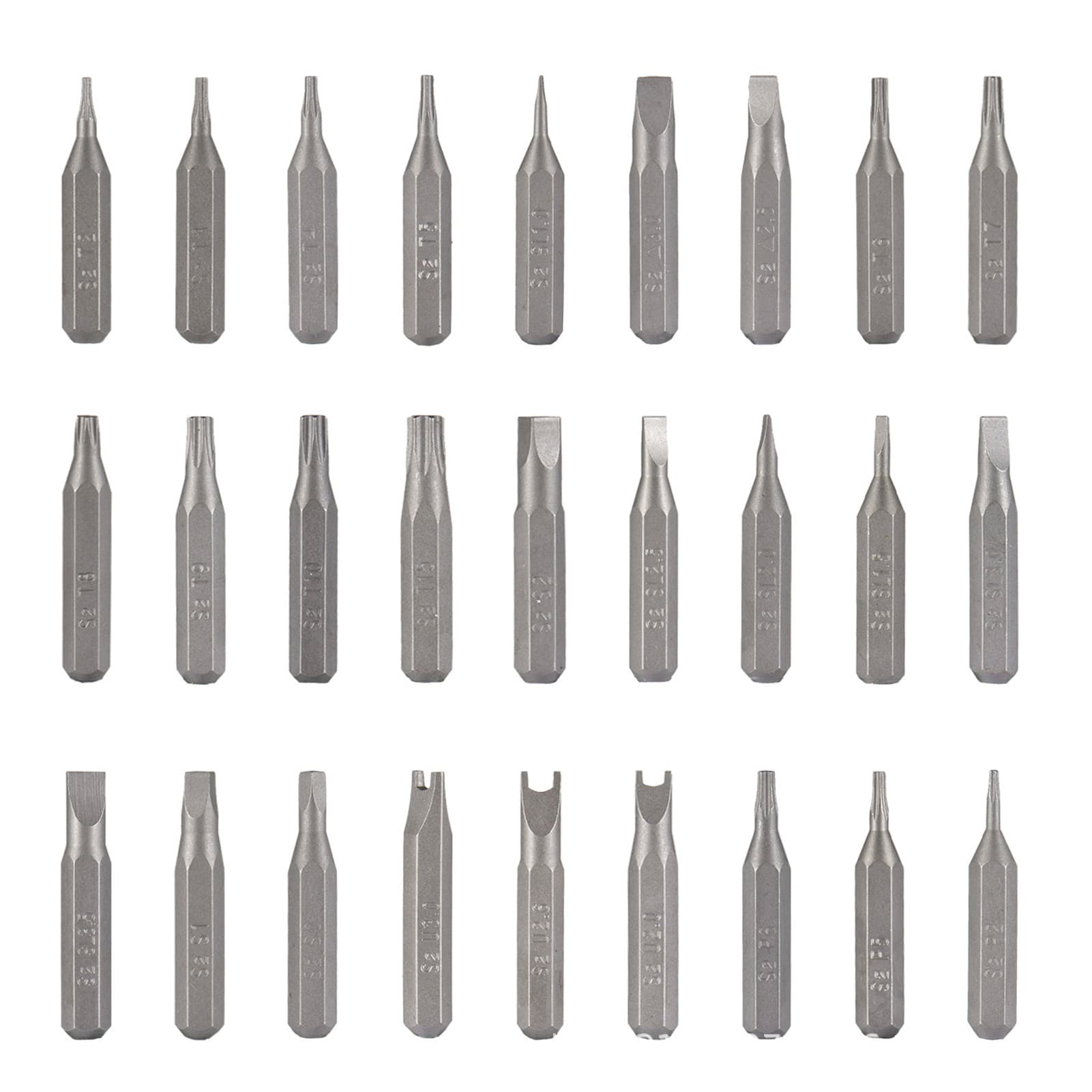 The manufacturer directly supplies a variety of precision screwdrivers H4X28MM cross-shaped five-star plum blossom U-shaped Y-shaped manual bits