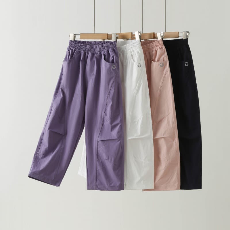 Summer Girls Quick-Dry Pants, New Anti-Mosquito Straight Leg Pants, Cool Feeling Kids Sports Pants, Thin Style for Boys and Girls, Children's Clothing for Older Kids