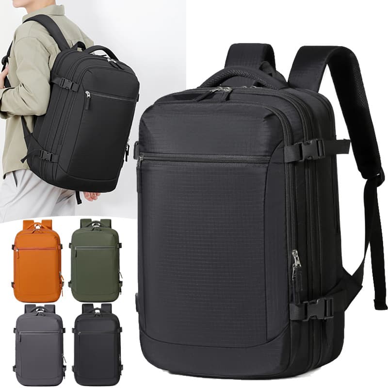 Commuter Backpack Expandable Wet-Dry Separation Travel Backpack Luggage Bag Casual Laptop Backpack for 14-inch Laptop