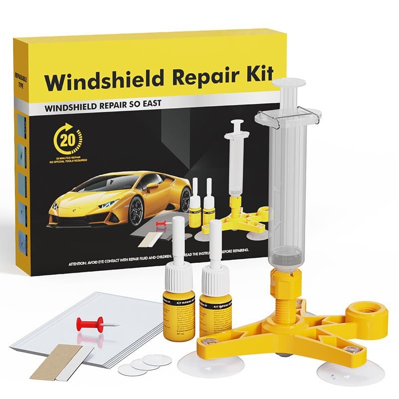 Invisible Glass Repair Fluid - Quick Fix for Windshield Cracks/Scratches (Amazon Bestseller)