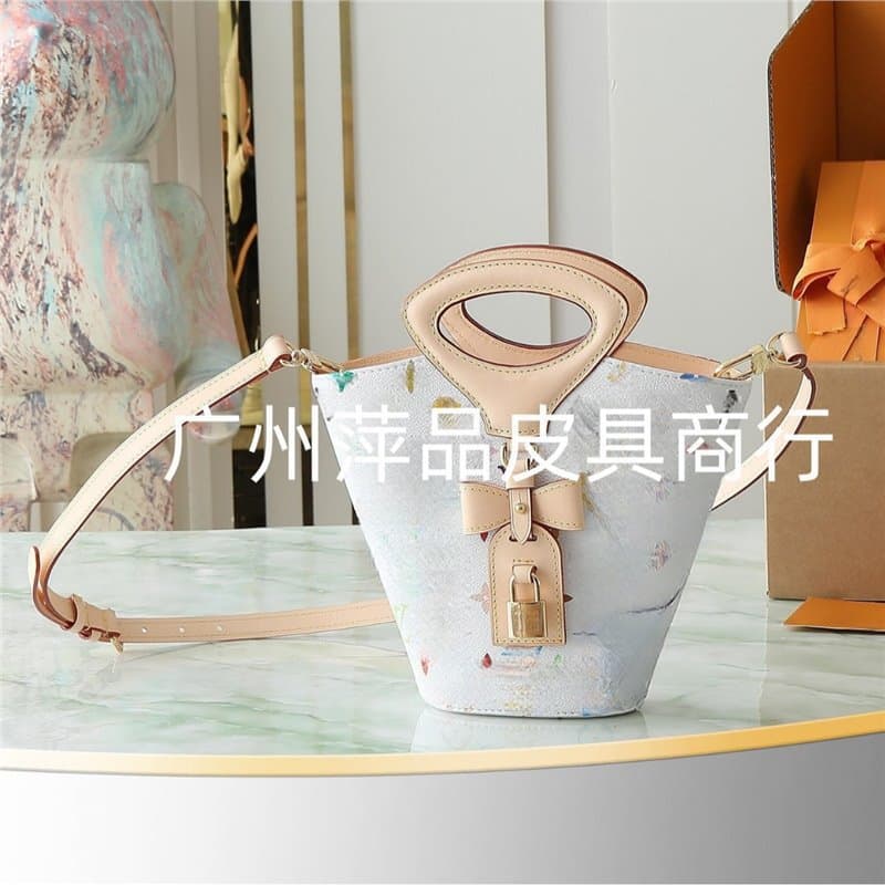 Portable vegetable basket bag Rivage BB bucket bag commuting shoulder cross-body bag donkeyjia 1:1 simple and versatile