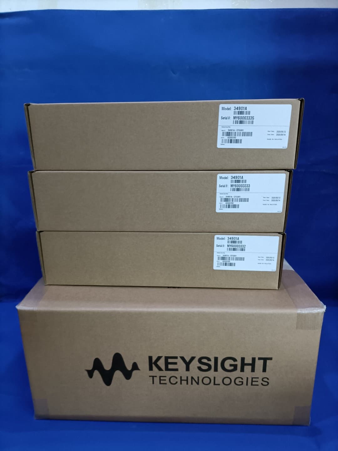 KEYSIGHT 34972A Data Collector 34970A Multi-Channel Temperature Recorder 34901A Invoice Available