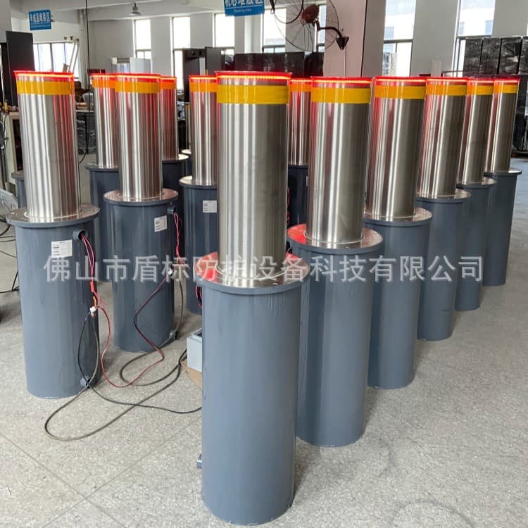 Source Manufacturer Produces Fully Automatic Hydraulic Anti-Collision Stainless Steel Vehicle Barrier, School Entrance Interception Telescopic Bollard