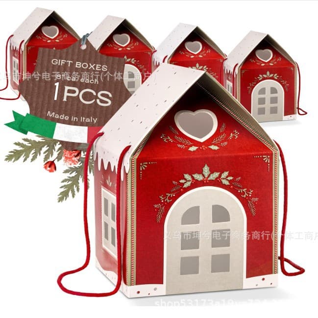 Cross-border New Product Christmas Wonderland Cottage Gift Box Christmas Cottage Gift Box