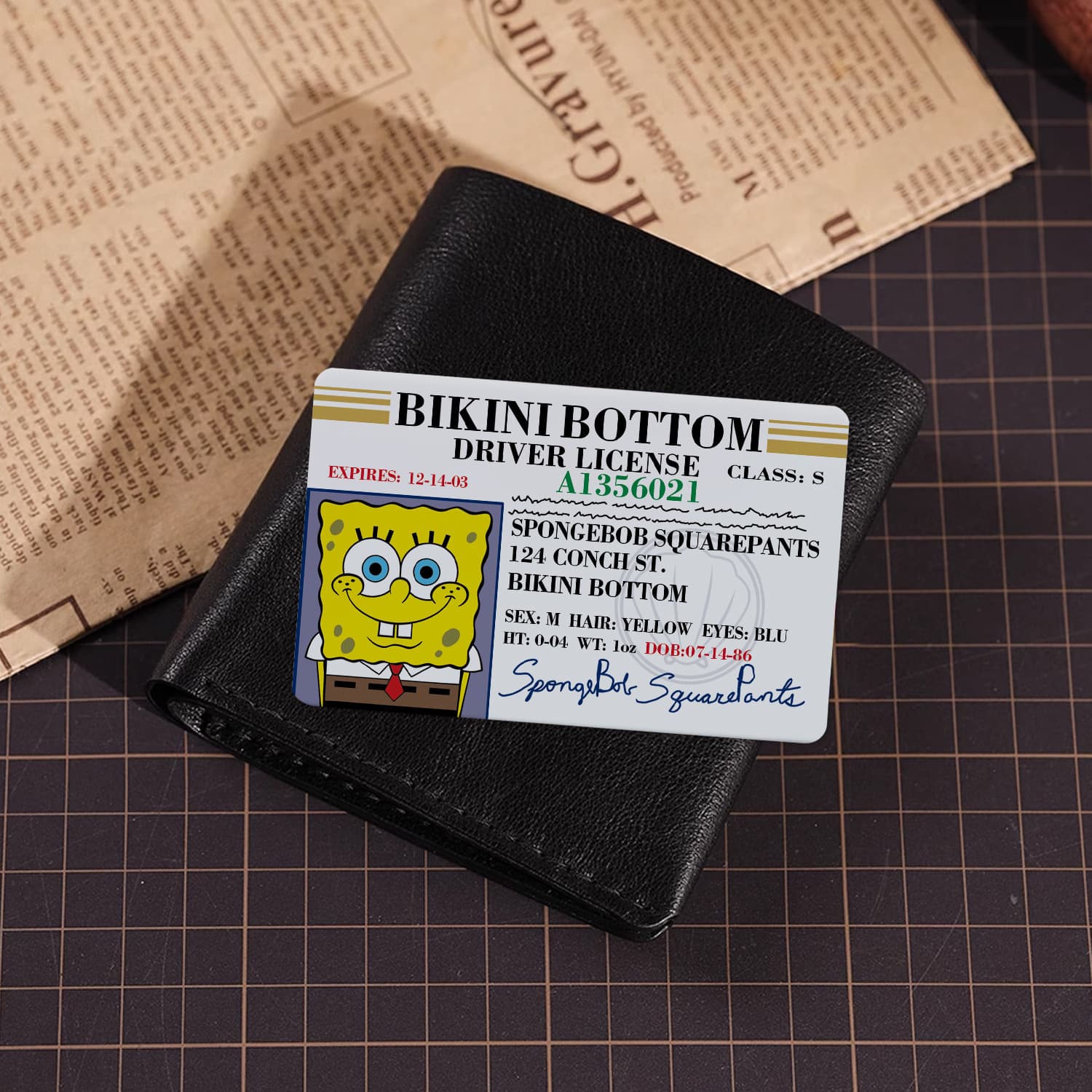 Cross-border Temu Amazon Spongebob Funny Card Prank Items
