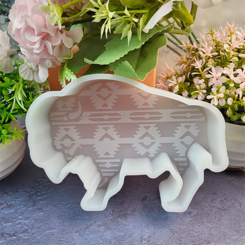 2868 Mosaic Cow DIY Love Aromatherapy Mold Wings Lips Car Aromatherapy Candle Silicone Mold