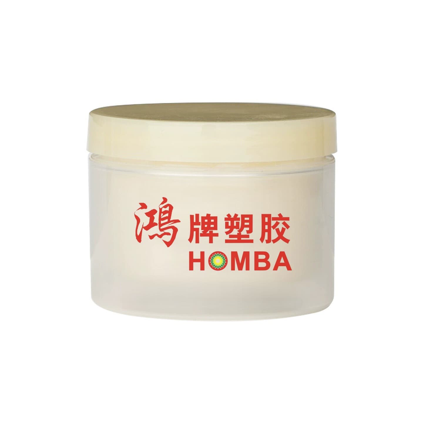 Manufacturer's popular 200g rhubarb jar butter body cream wide mouth bottle scrub face cream skin care bottle same packaging material