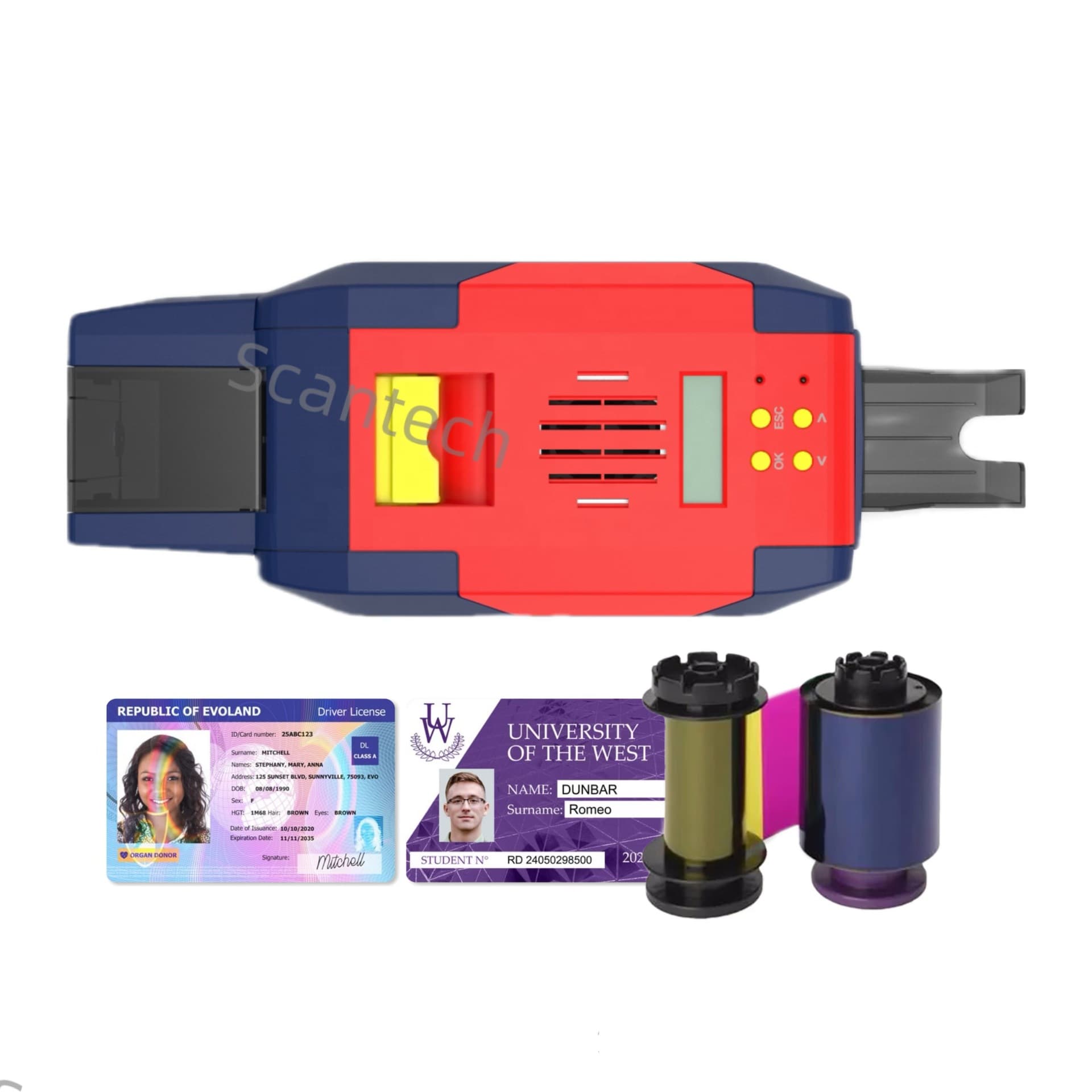Seaory S20/S21/S22 Card Machine Campus/Factory ID, Employee Credential Self-Service Printer, Bank Card, Social