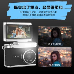 Cross-border HD Digital Camera Mini Thumb Camera CCD HD Portable Flip Digital Camera