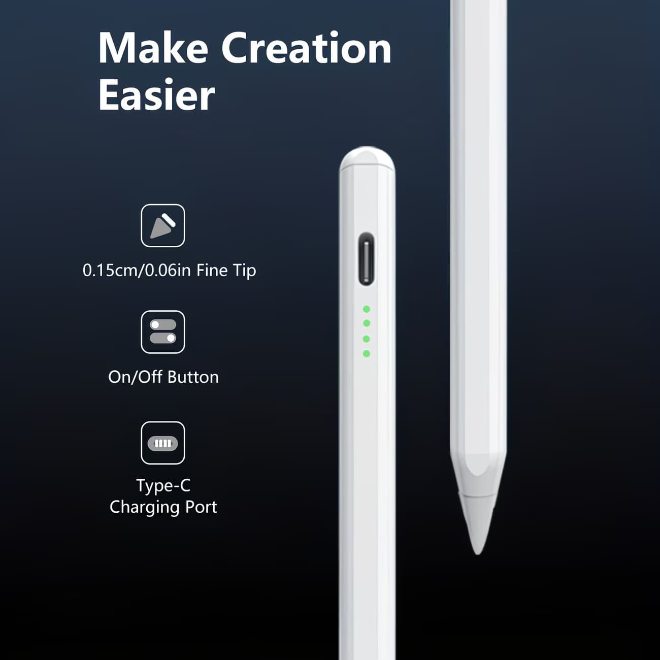 New Universal Stylus Pen for Tablet Touch Pen for iPad Apple