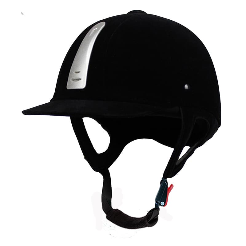 Equestrian Velvet Summer Helmet Riding Helmet for Men and Women Four Seasons Outdoor Protective Helmet Equestrian Gear Riding Cap