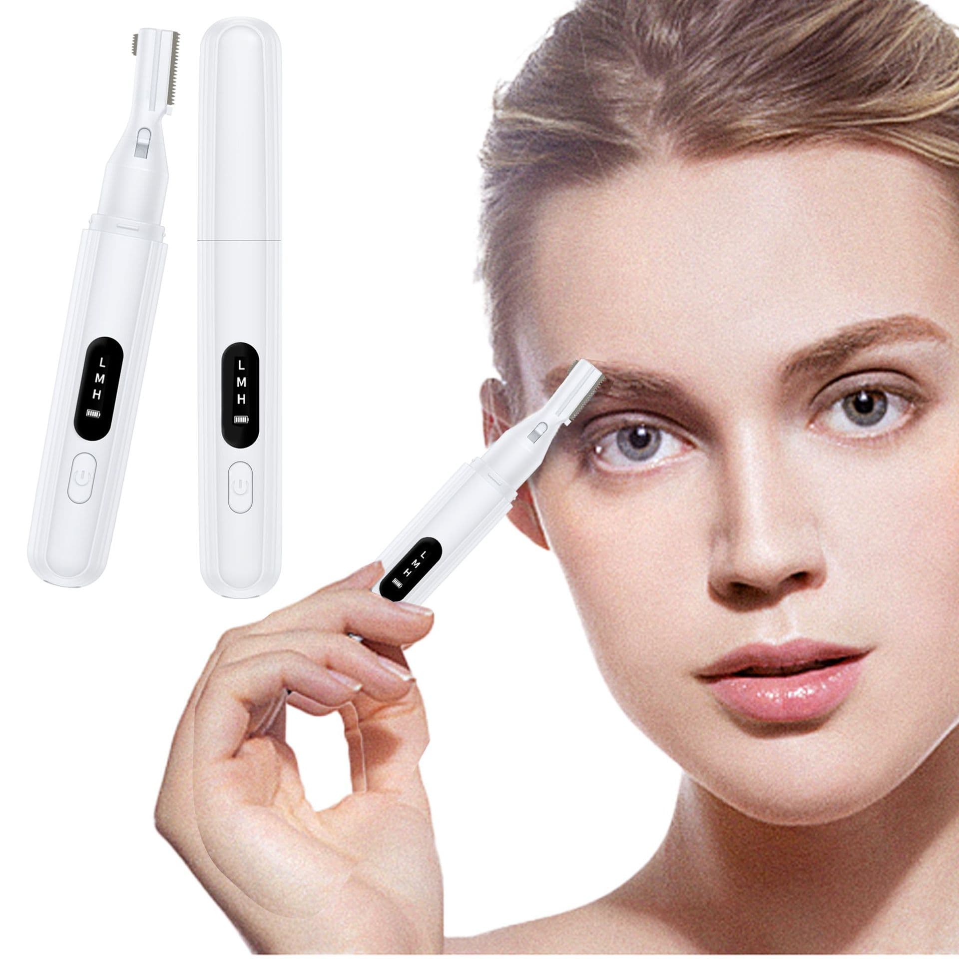 Cross-border New Electric Eyebrow Razor for Women, Charging Mini Trimmer, Hair Removal Tool for Beginners