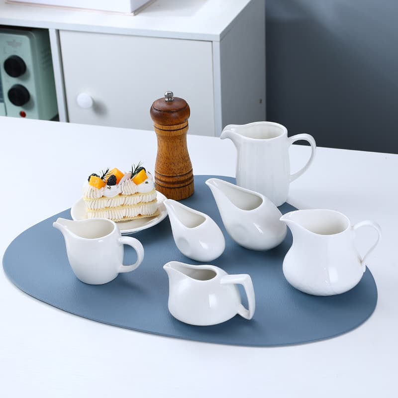 Ceramic Milk Pitcher, Steak Western Sauce Cup, Minimalist Brushed Creamer, Sauce Container, Creative Coffee Milk Scoop
