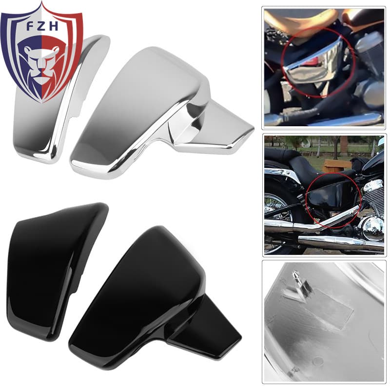 HONA Cruise Prince STEED VLX Iron Horse 400/600 Modification Side Panel Battery Cover Edge Board Edge Cover Motorcycle Accessori