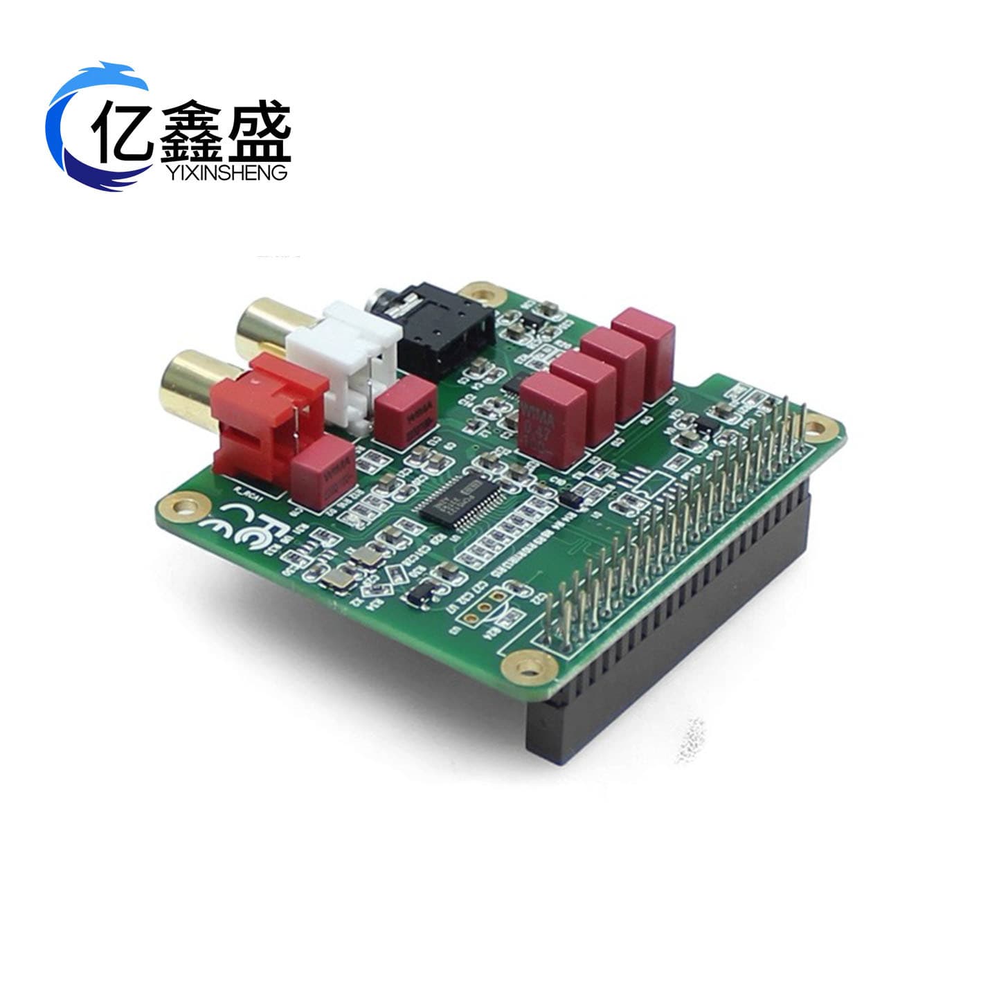 HIFI DAC Audio Expansion Board for Raspberry Pi 3B+/4B, Audiophile-Grade Decoder Audio Playback Module