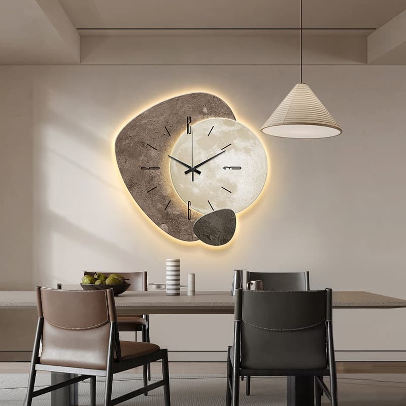 Cross-Border Best-Selling Luxury Wall Clock for Living Room 2026 New Style Restaurant Decorative Clock Creative Wall Hanging