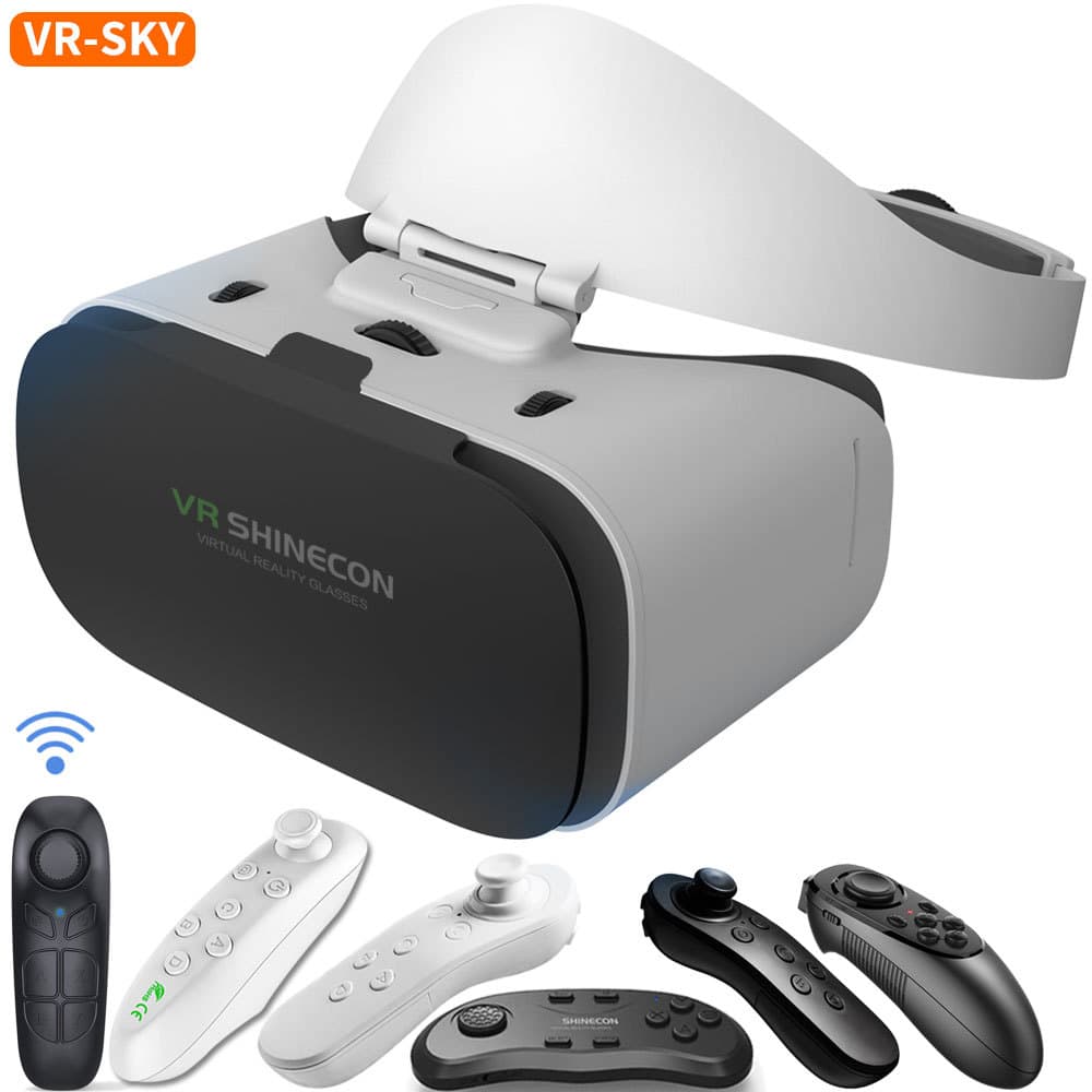 Cross-border VR SHINECON Qianhuan VR Glasses Magic Mirror G19 Large Screen Mobile 3D Virtual Reality Helmet Panoramic