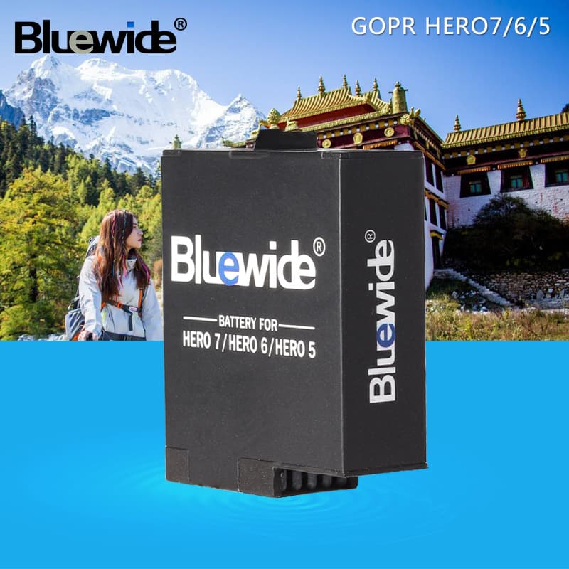 Compatible with GoPro 5 Battery, GoPro 5/6/7 Action Camera Battery BT-501, AHDBT-501