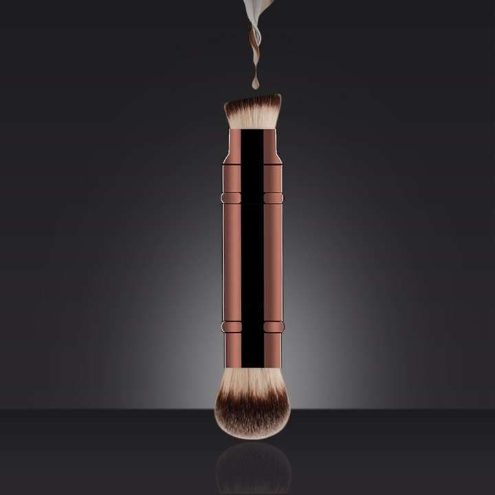 HG Dual-Ended Portable Retractable Foundation Brush, Slanted Powder Brush, Blush Brush, Pointillism Brush, Cross-Border Beauty Tool Makeup Brush
